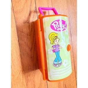 Vintage Polly Pocket School Locker Playset Orange Carry Case Mattel Accessories